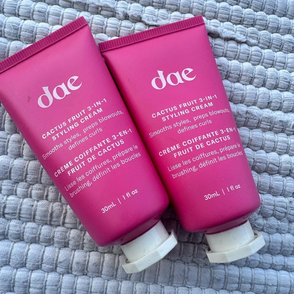 Dae Cactus Fruit 3-in-1 Styling Cream Bundle 2x 1 oz Travel Size New